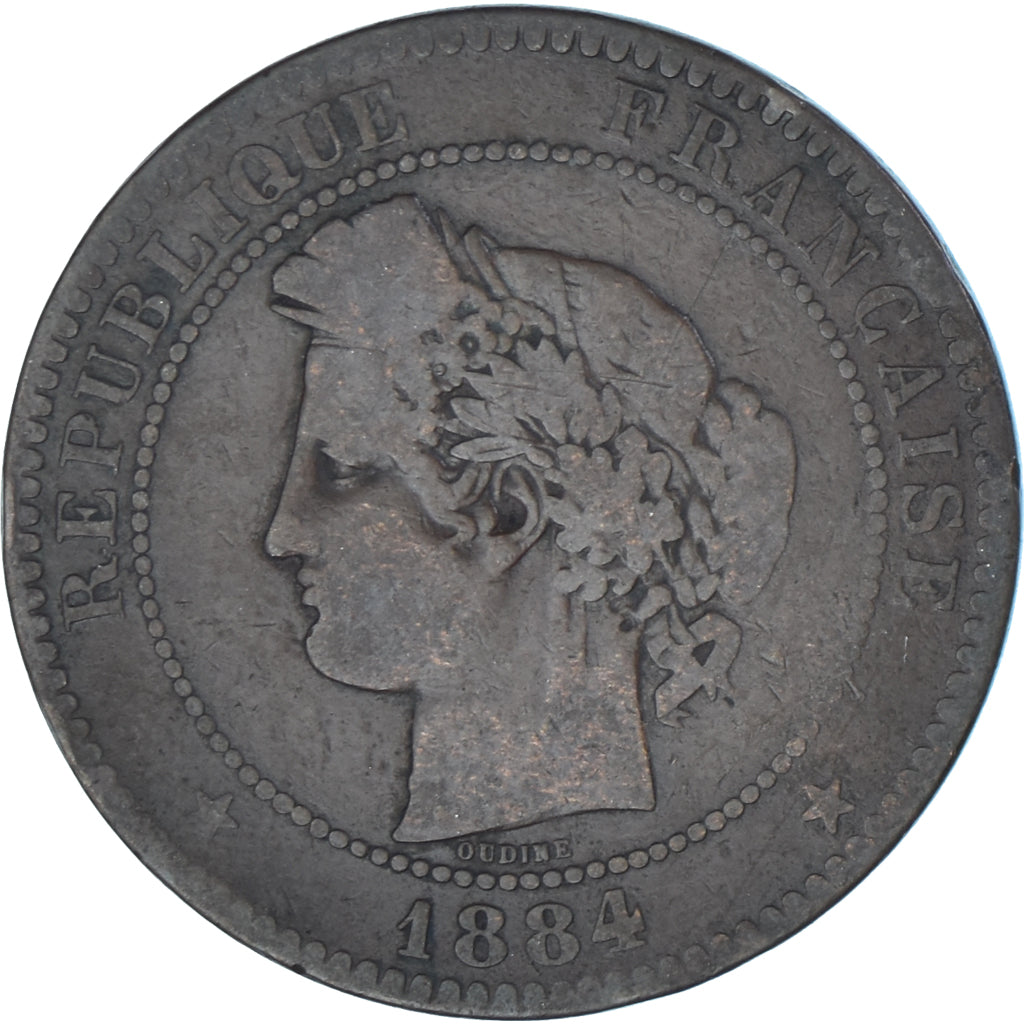 Monnaie, France, 10 Centimes, 1884