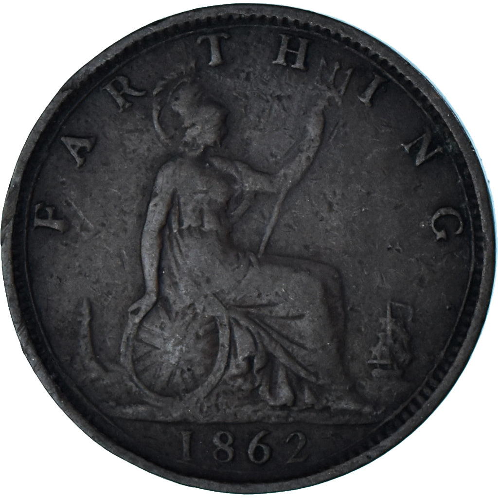 Münze, Großbritannien, Farthing, 1862