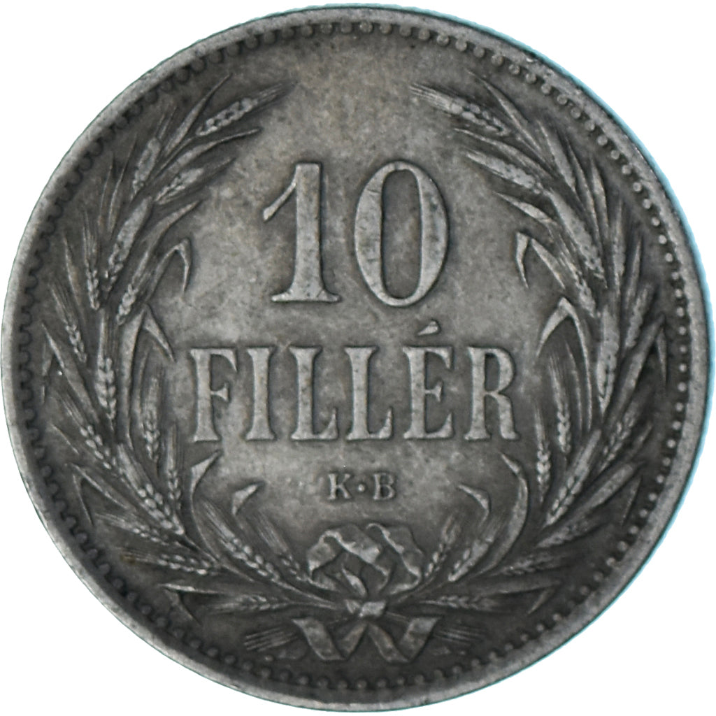 Moneta, Ungheria, 10 Filler, 1894