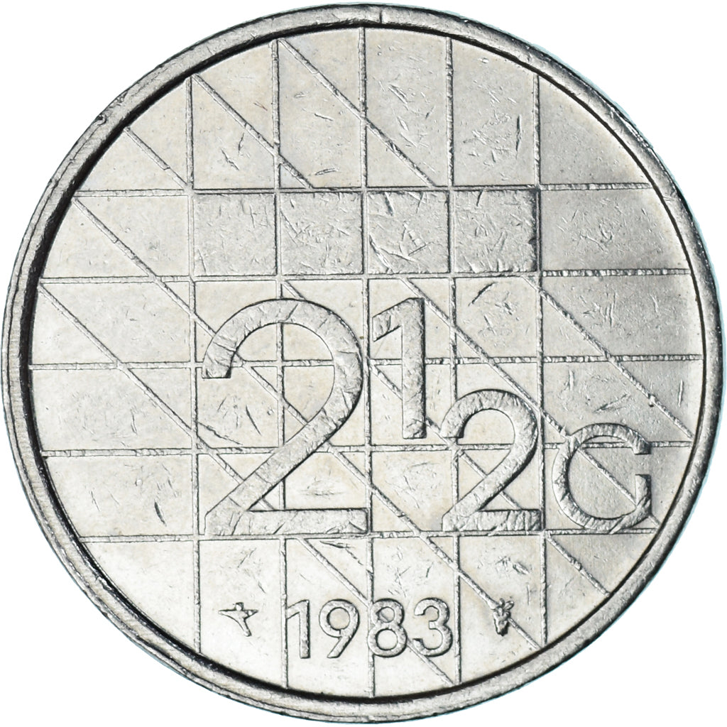 Coin, Netherlands, 2-1/2 Gulden, 1983