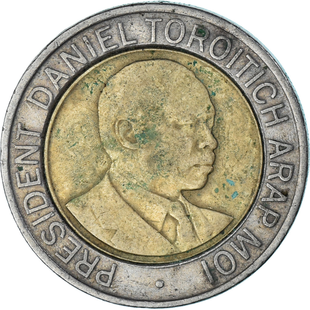 Moneda, Kenia, 20 Shillings, 1998