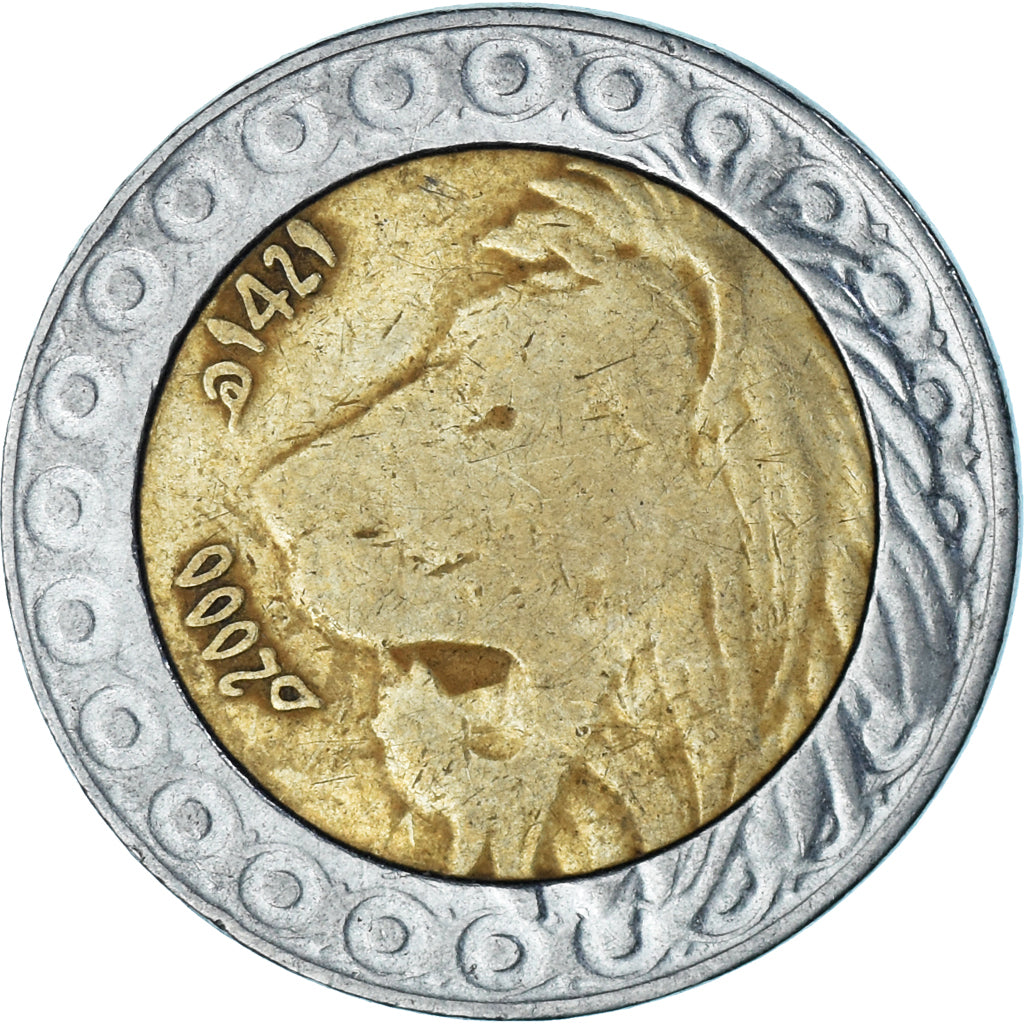 Moneta, Algieria, 20 Dinars, 2000
