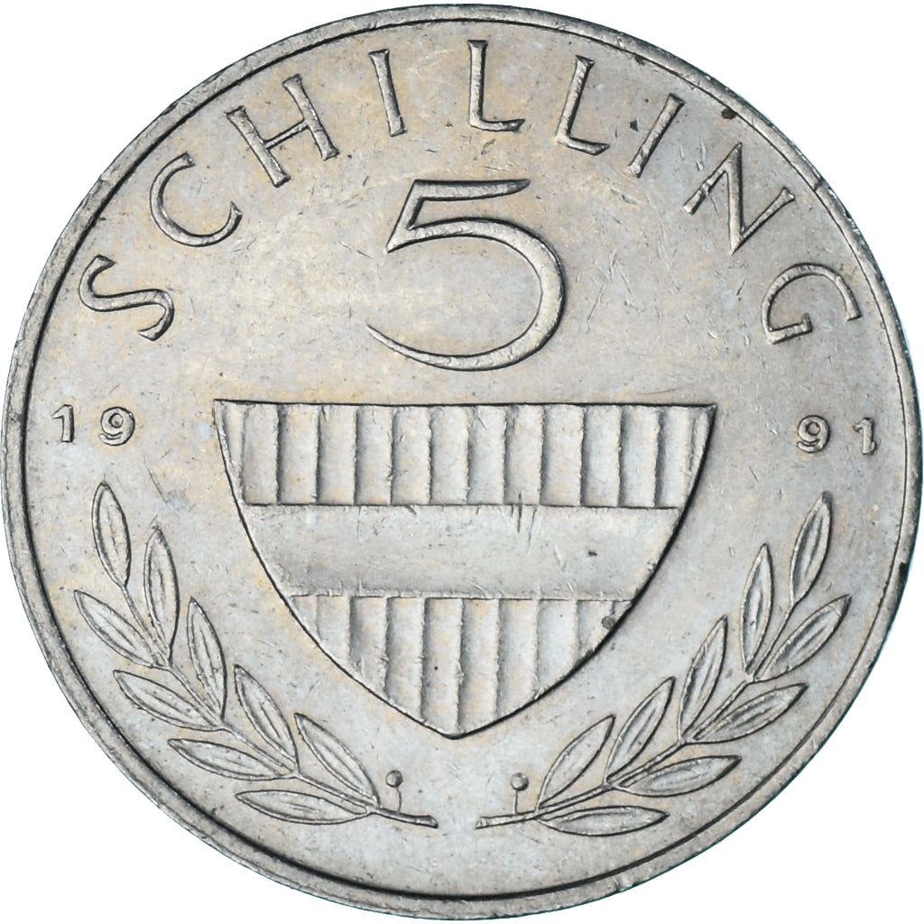 Moneta, Austria, 5 Schilling, 1991
