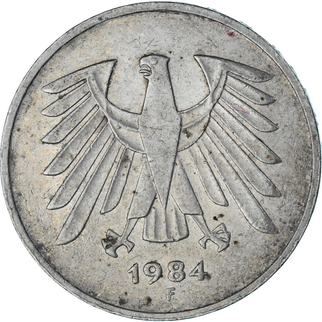 Moneda, Alemania, 5 Mark, 1984