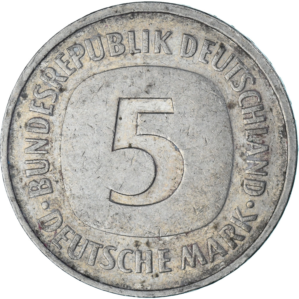Moneda, Alemania, 5 Mark, 1984