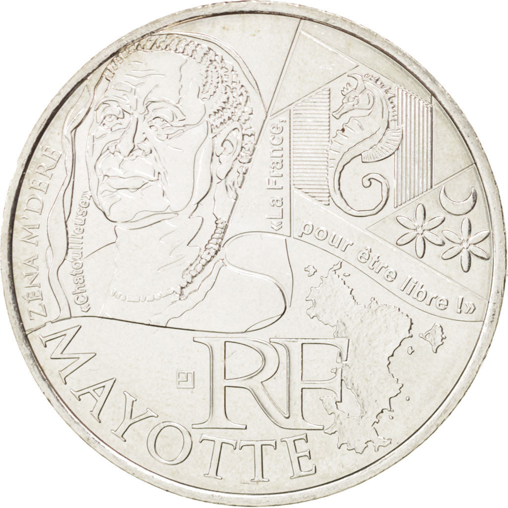 Coin, France, 10 Euro, 2012, MS(60-62), Silver, KM:1862