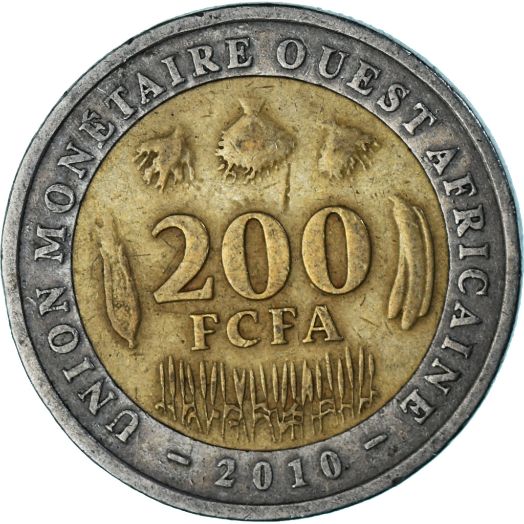 Moneda, África del Oeste, 200 Francs, 2010
