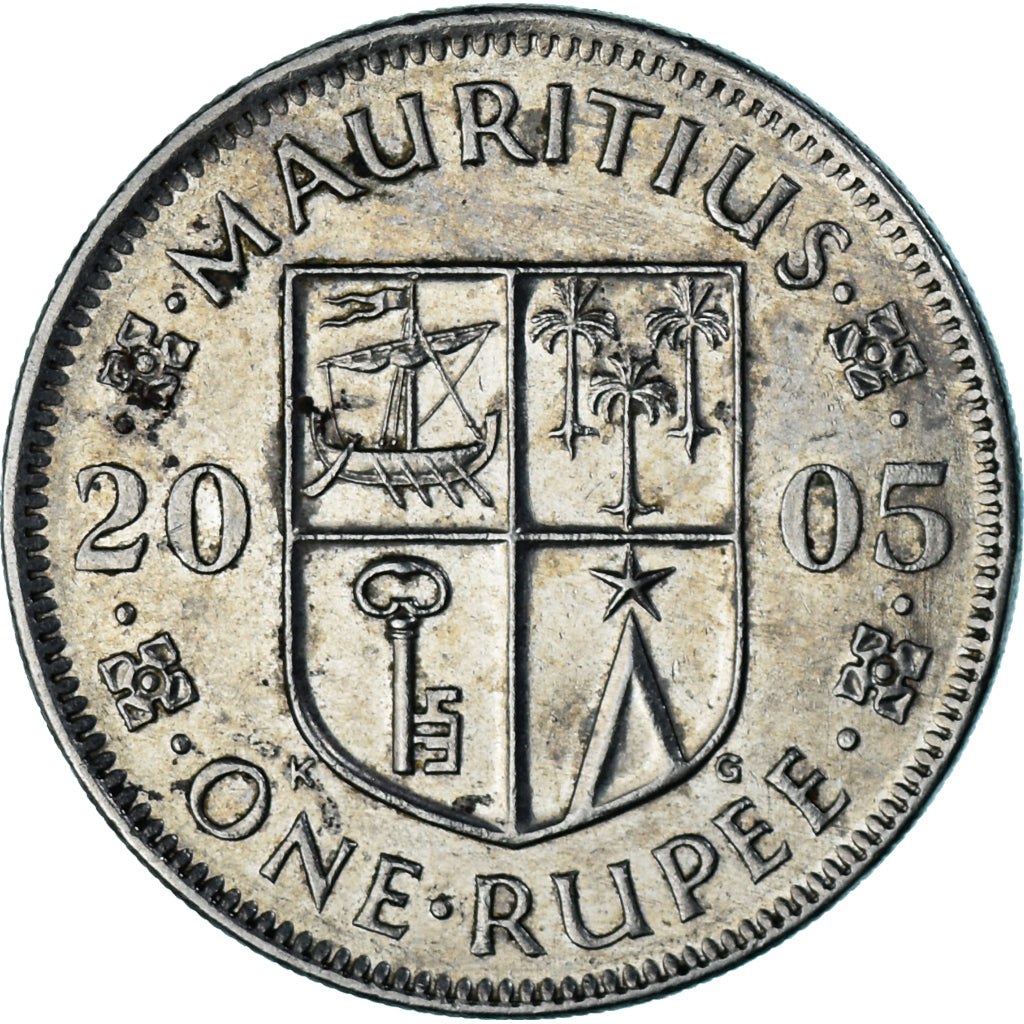 Moneta, Mauritius, Rupee, 2005