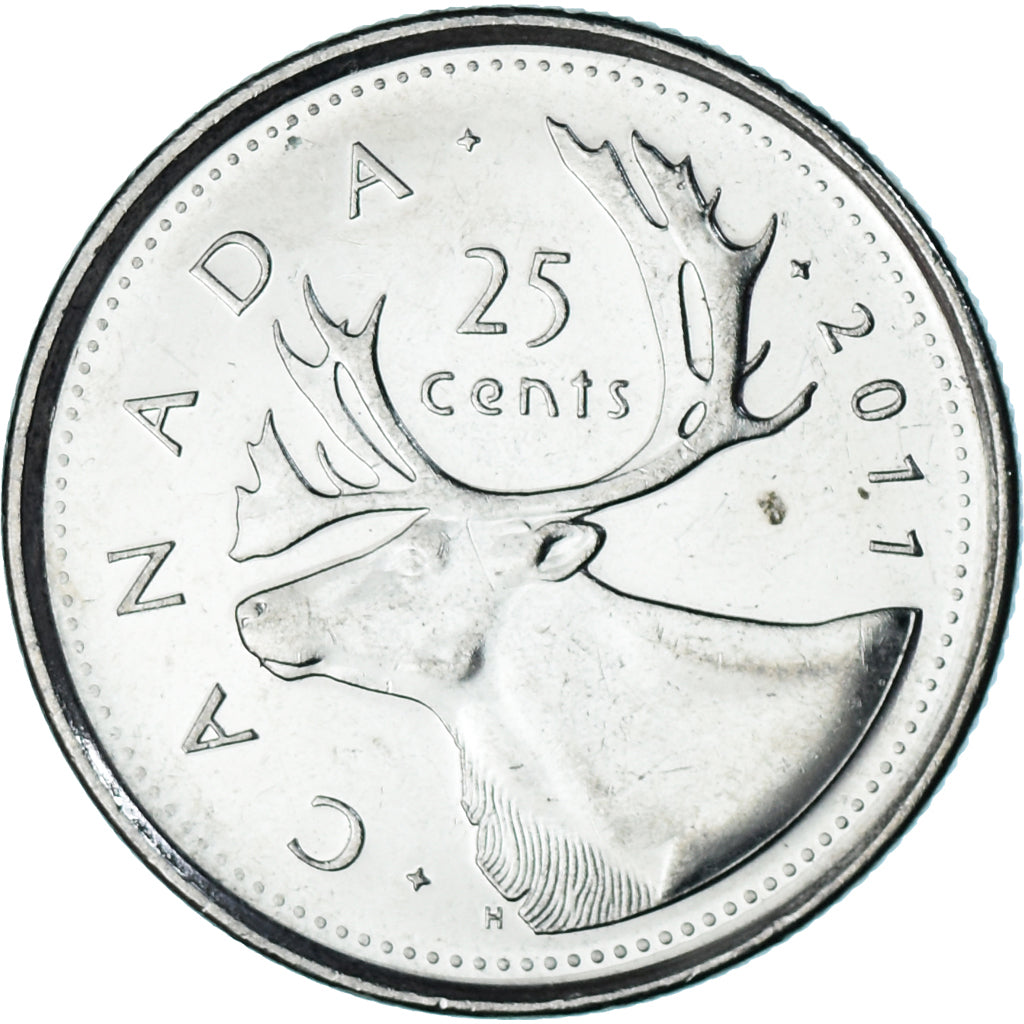 Moneta, Canada, 25 Cents, 2011