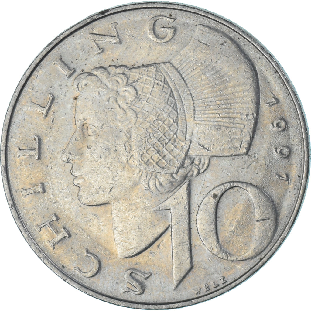 Moneta, Austria, 10 Schilling, 1991