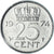 Coin, Netherlands, 25 Cents, 1974
