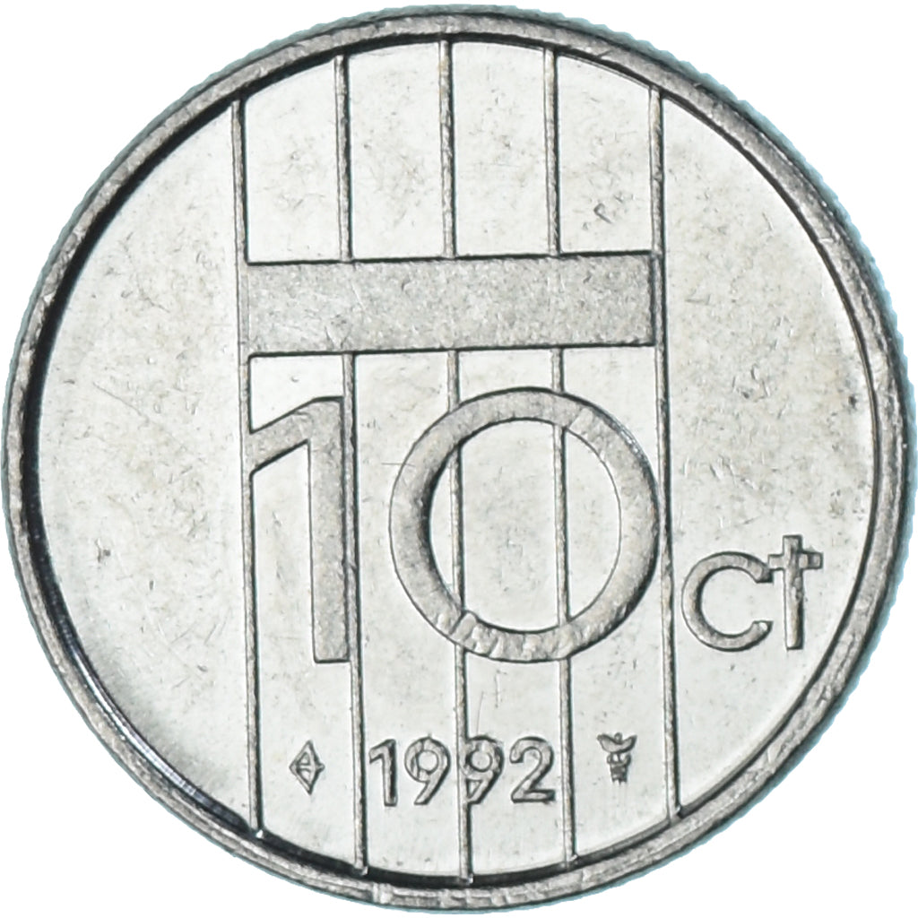 Coin, Netherlands, 10 Cents, 1992