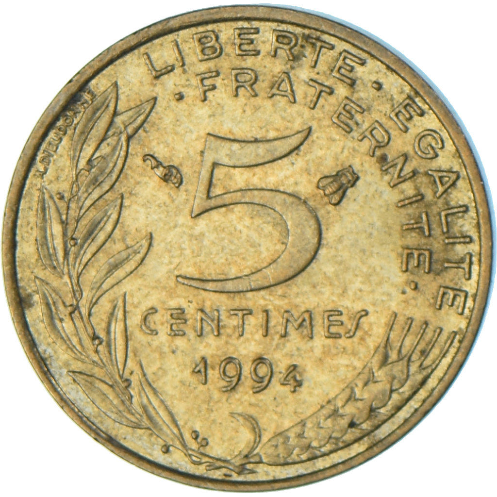 Moneta, Francia, 5 Centimes, 1994