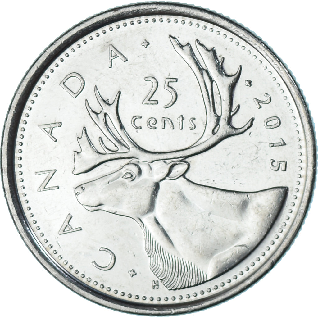 Munten, Canada, 25 Cents, 2015