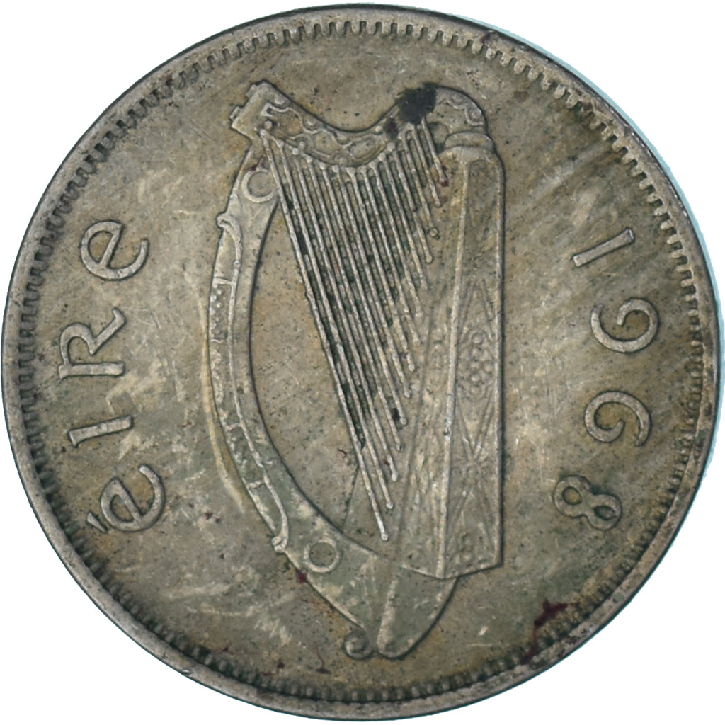 Moeda, Irlanda, 6 Pence, 1968