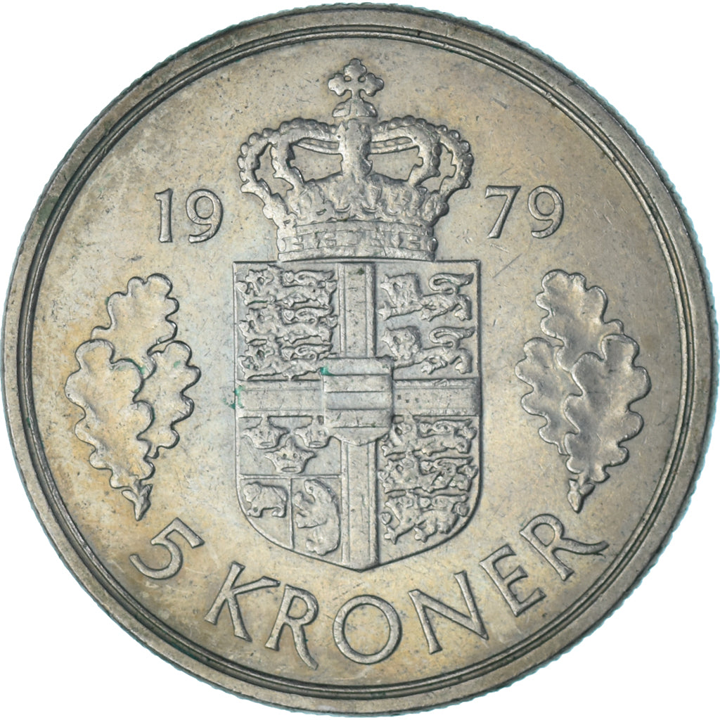 Monnaie, Danemark, 5 Kroner, 1979