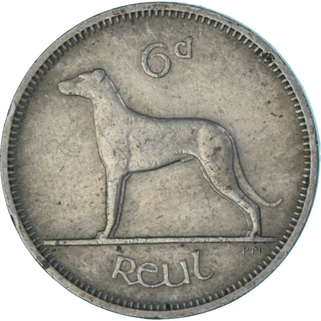 Moneta, Irlanda, 6 Pence, 1964