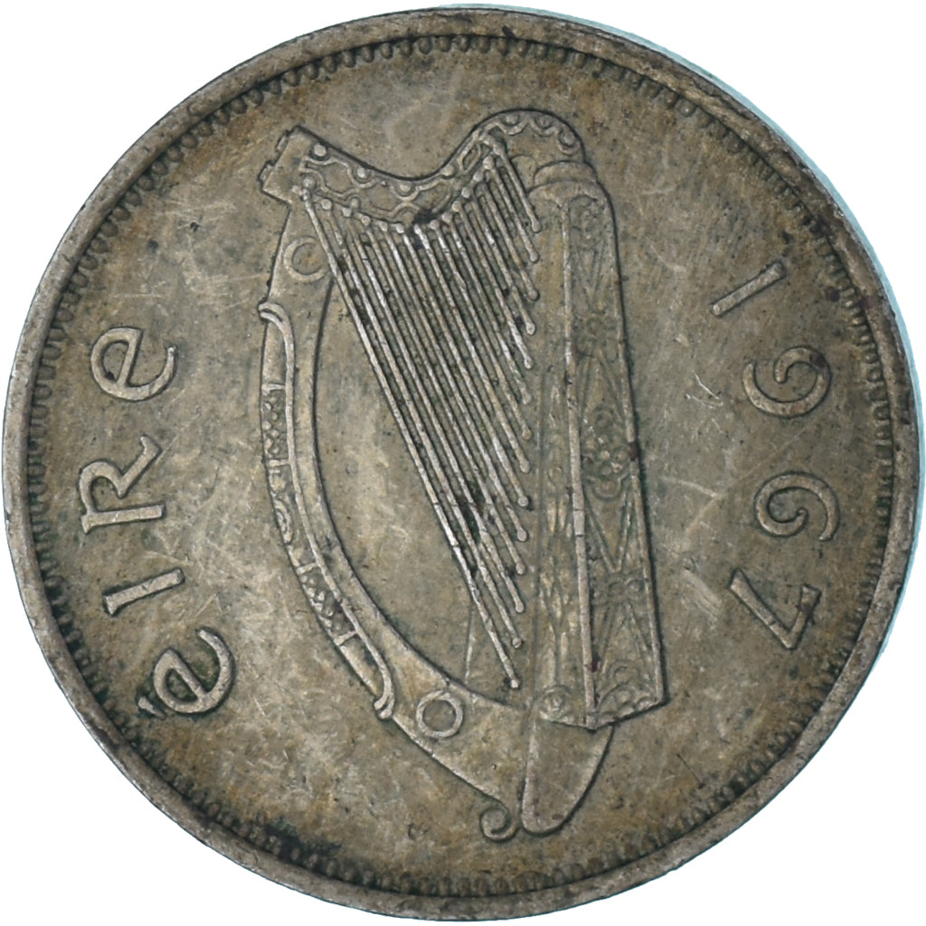 Moneta, Irlanda, 6 Pence, 1967