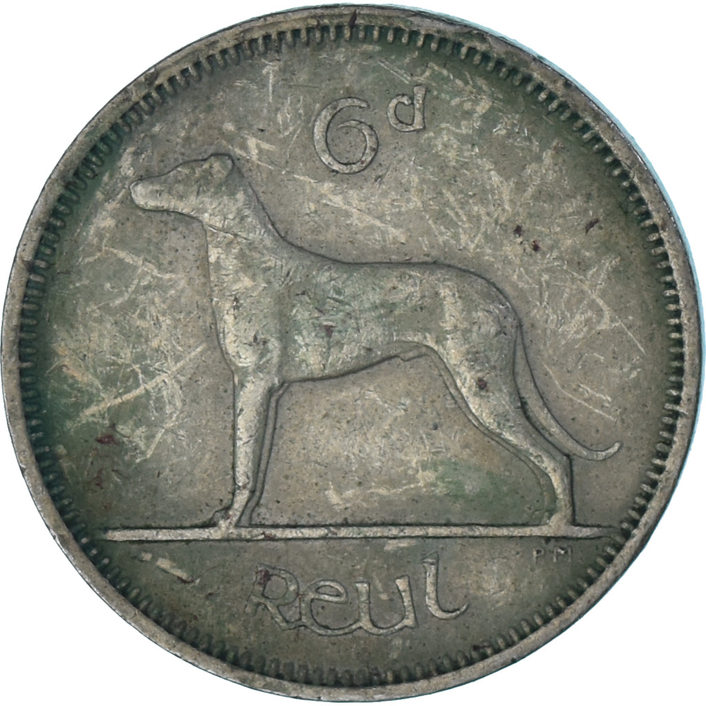 Moneta, Irlanda, 6 Pence, 1963