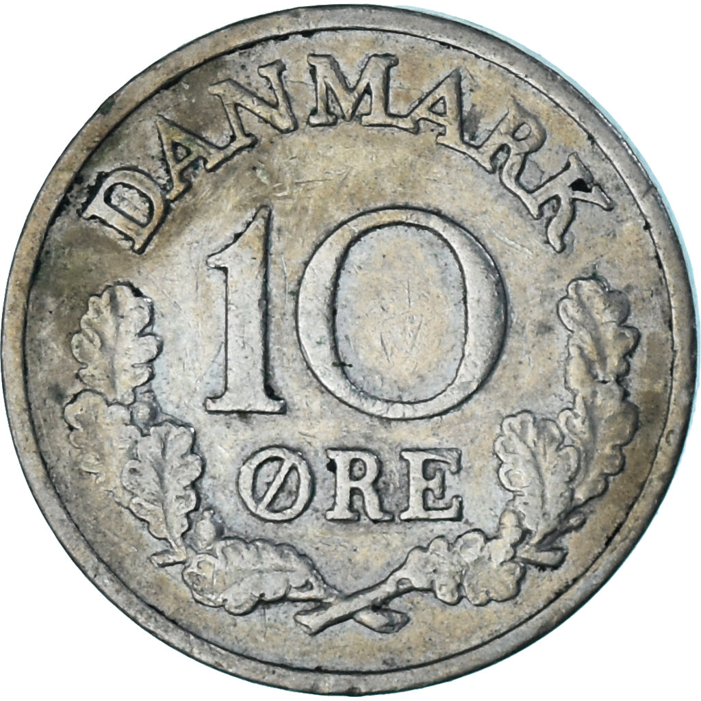 Monnaie, Danemark, 10 Öre, 1963