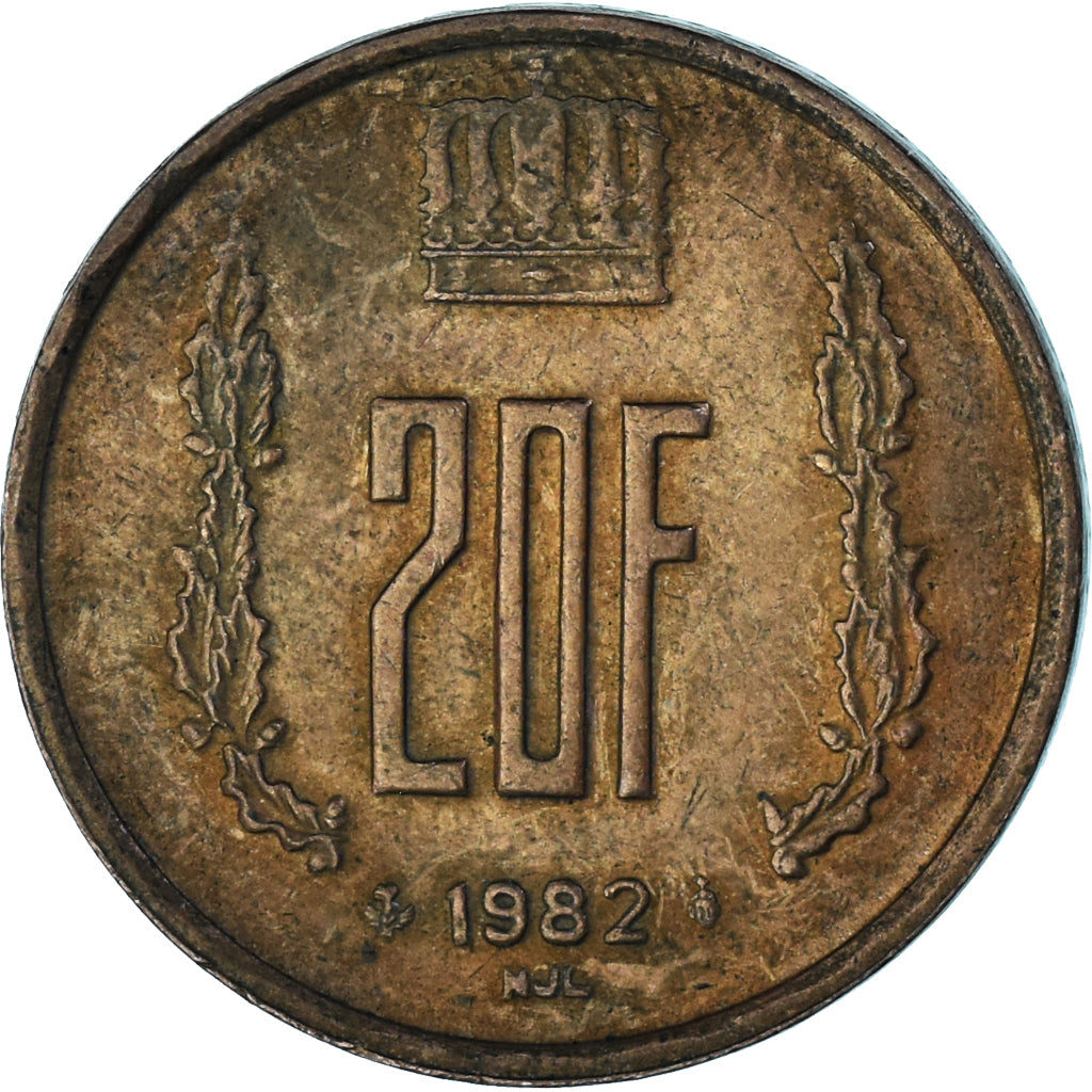 Munten, Luxemburg, 20 Francs, 1982