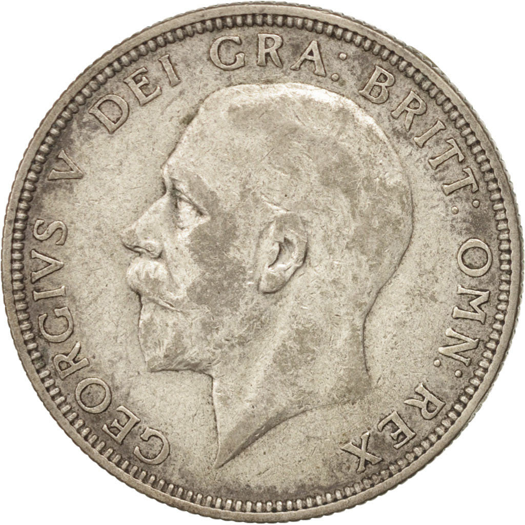 GREAT BRITAIN, Florin, Two Shillings, 1936, KM #834, EF(40-45), Silver, 28.3,...
