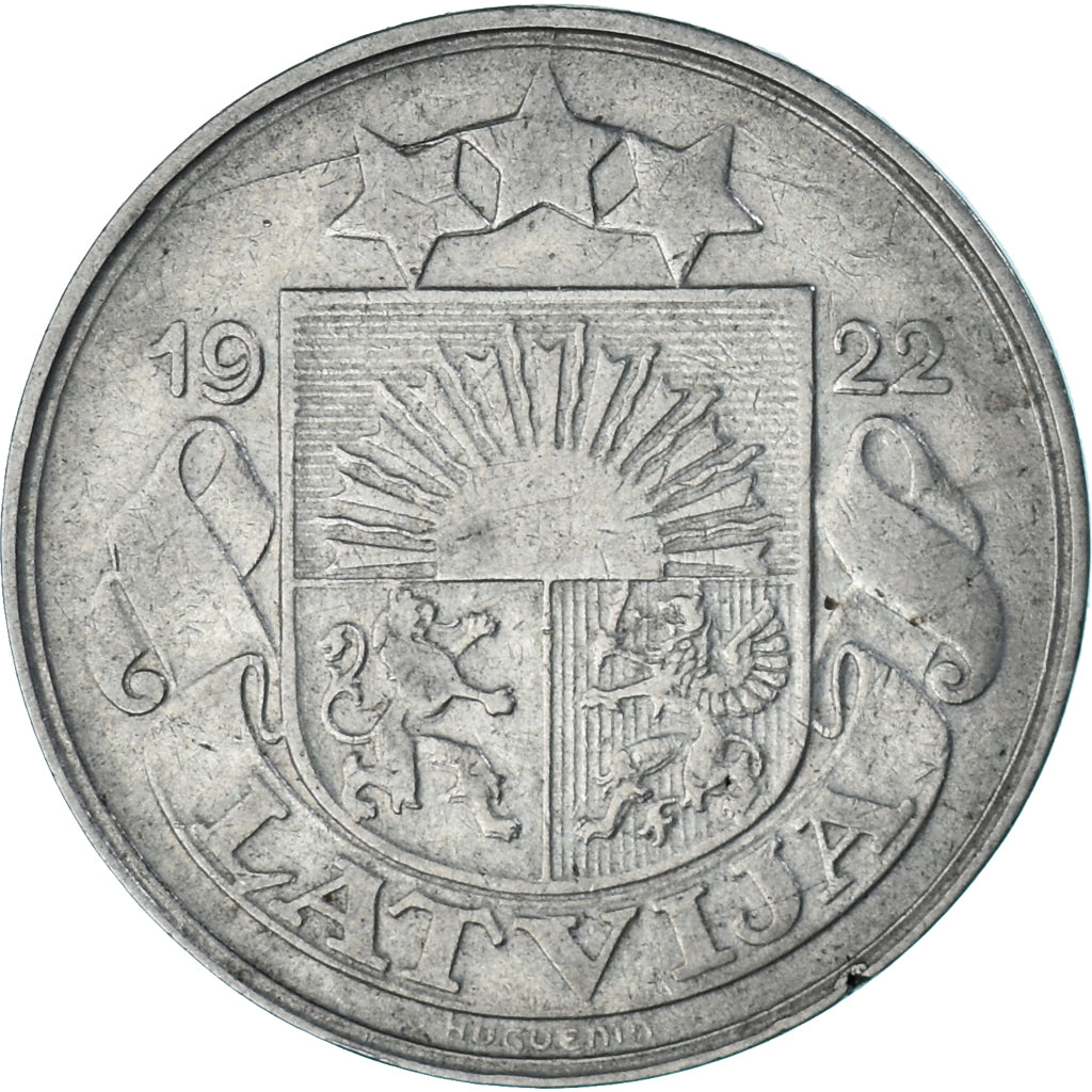 Coin, Latvia, 50 Santimu, 1922