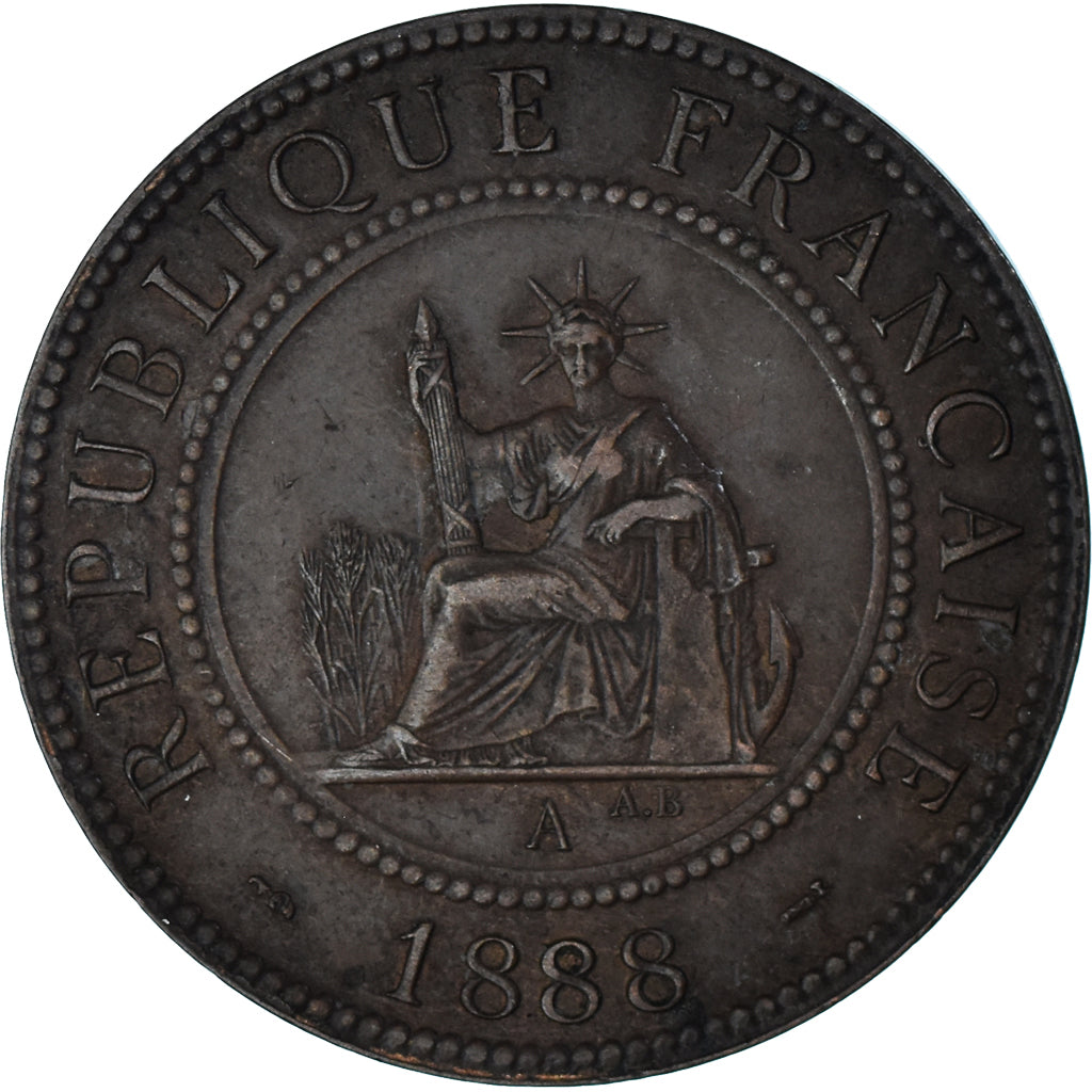 Coin, FRENCH INDO-CHINA, Cent, 1888