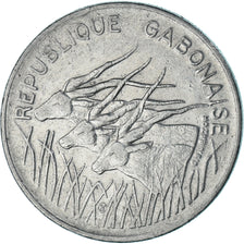 Munten, Gabon, 100 Francs, 1977