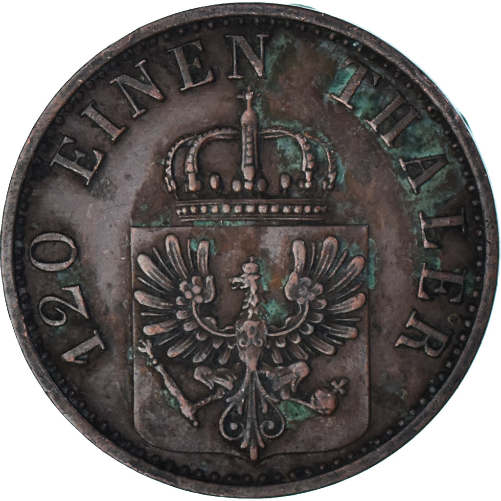 Moeda, Estados Alemães, 3 Pfennig, 1868