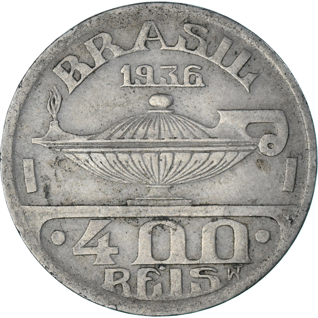 Münze, Brasilien, 400 Reis, 1936