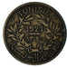 Coin, Tunisia, 2 Francs, 1921