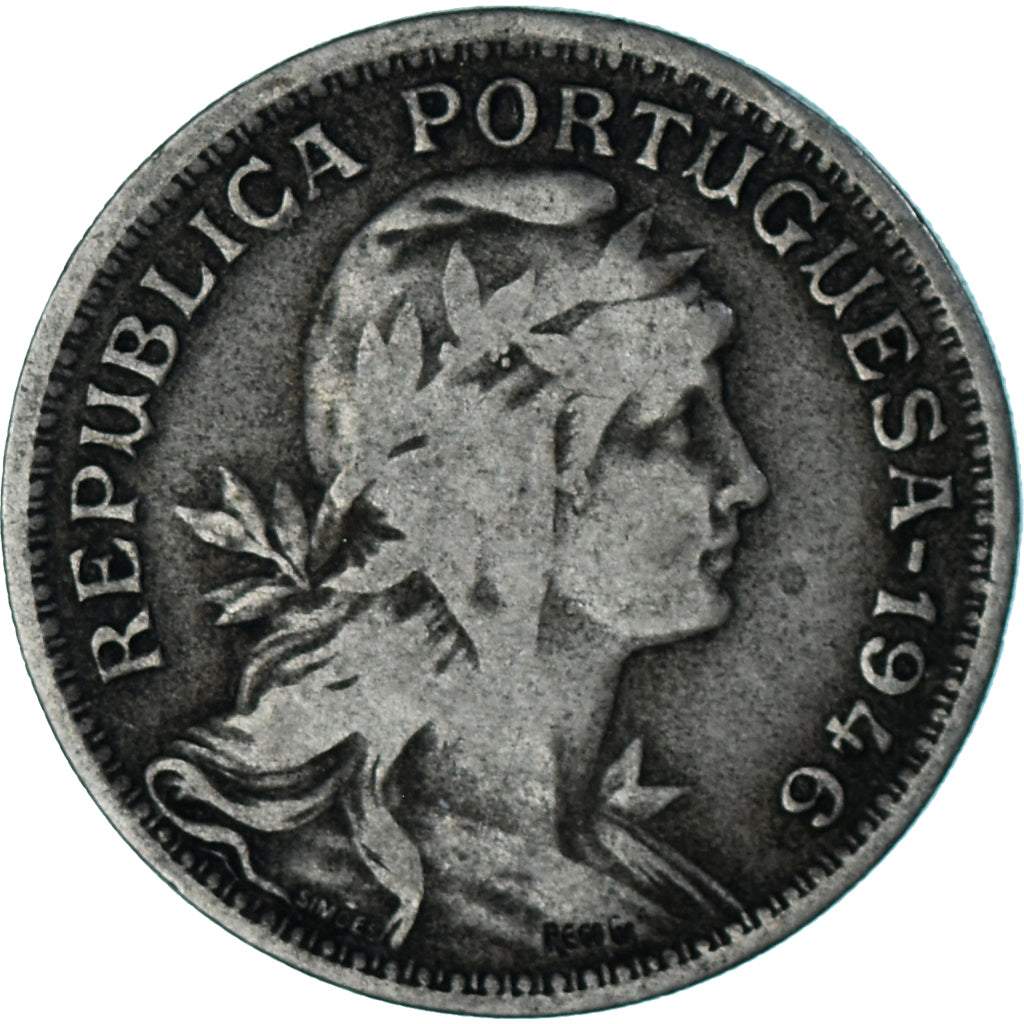 Moneda, Portugal, 50 Centavos, 1946