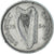 Moneda, Irlanda, 6 Pence, 1934, MBC, Plata