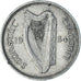 Moneda, Irlanda, 6 Pence, 1934, MBC, Plata