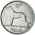 Moneda, Irlanda, 6 Pence, 1934, MBC, Plata