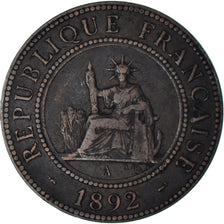 Munten, FRANS INDO-CHINA, Cent, 1892
