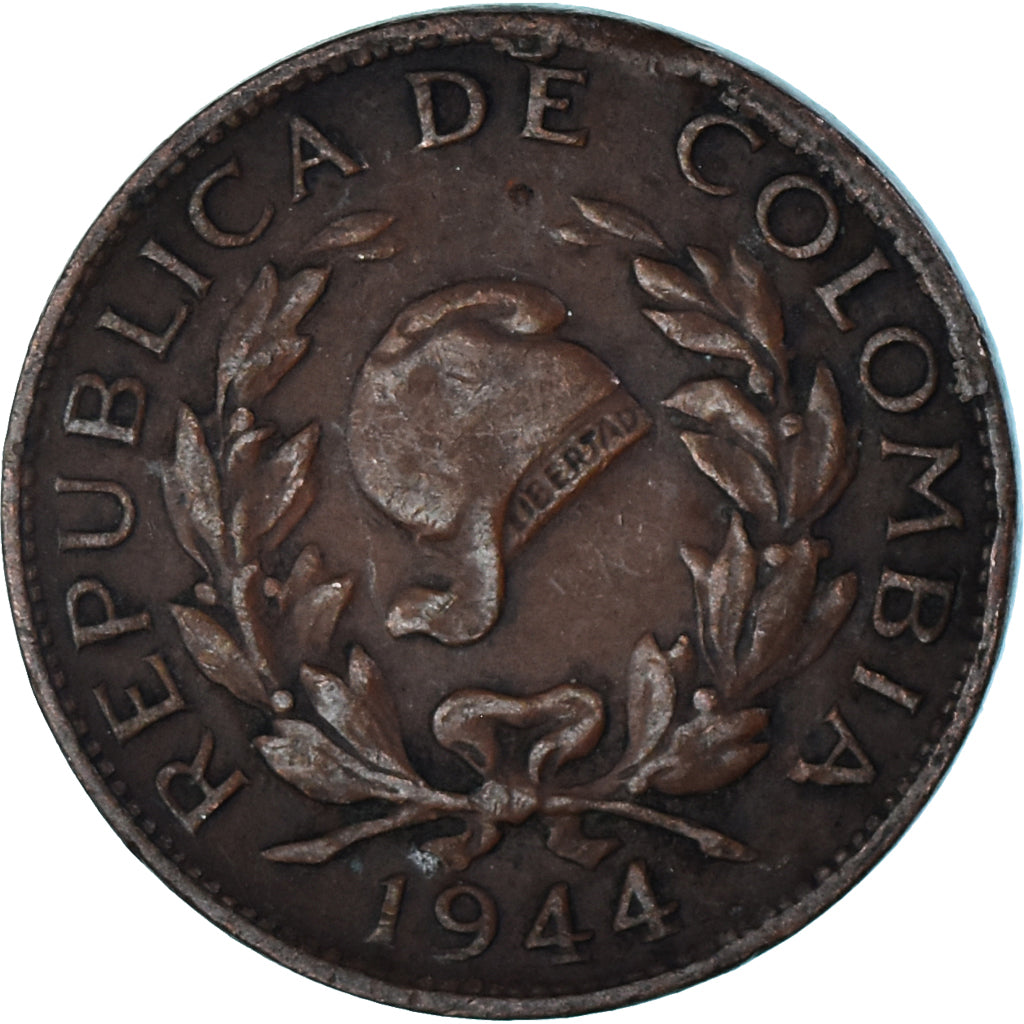 Coin, Colombia, 5 Centavos, 1944