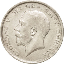 GREAT BRITAIN, 1/2 Crown, 1916, KM #818.1, EF(40-45), Silver, 32.3, 14.12