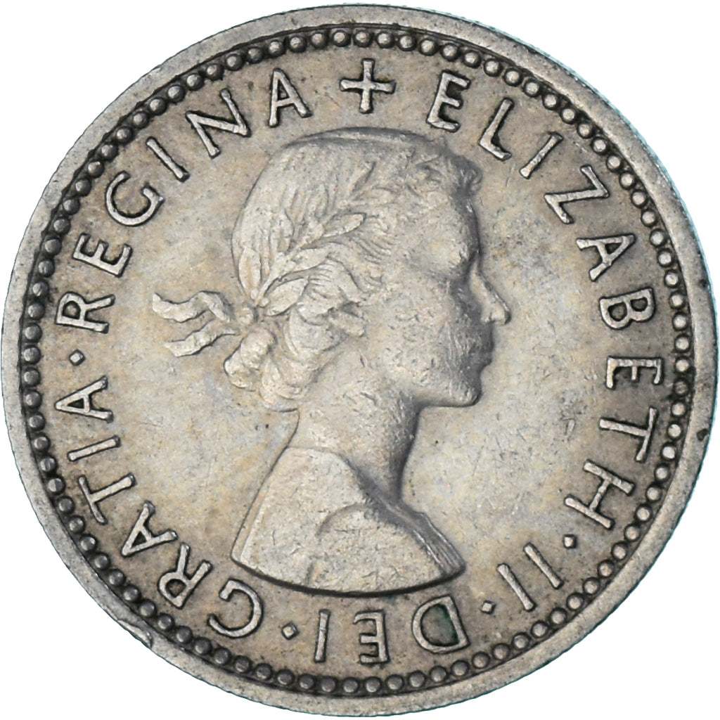 Moneda, Gran Bretaña, 6 Pence, 1959