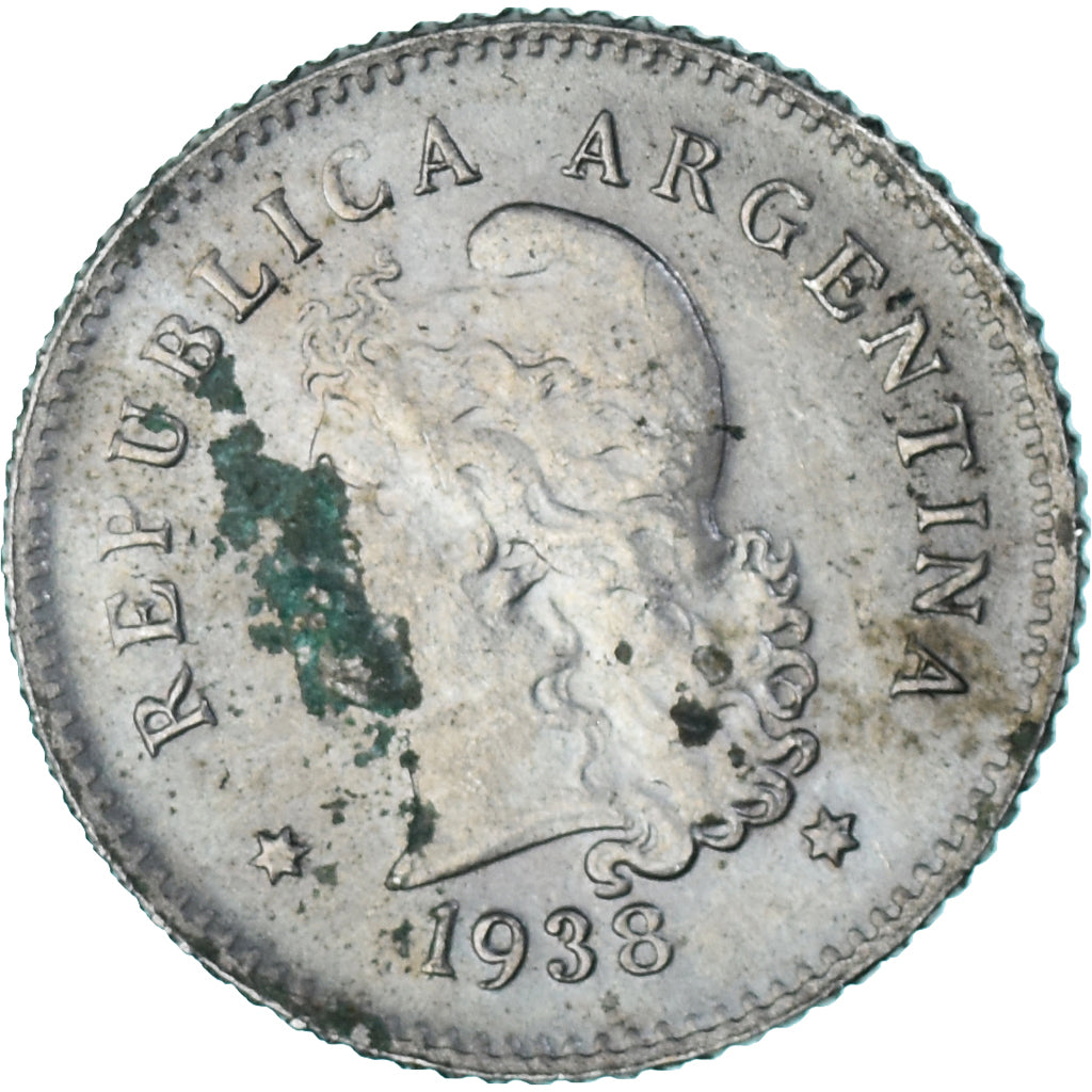 Münze, Argentinien, 10 Centavos, 1938