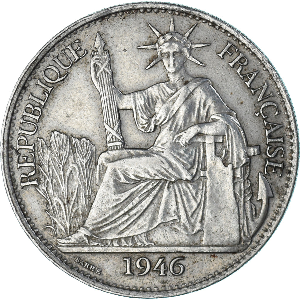Coin, FRENCH INDO-CHINA, 50 Cents, 1946