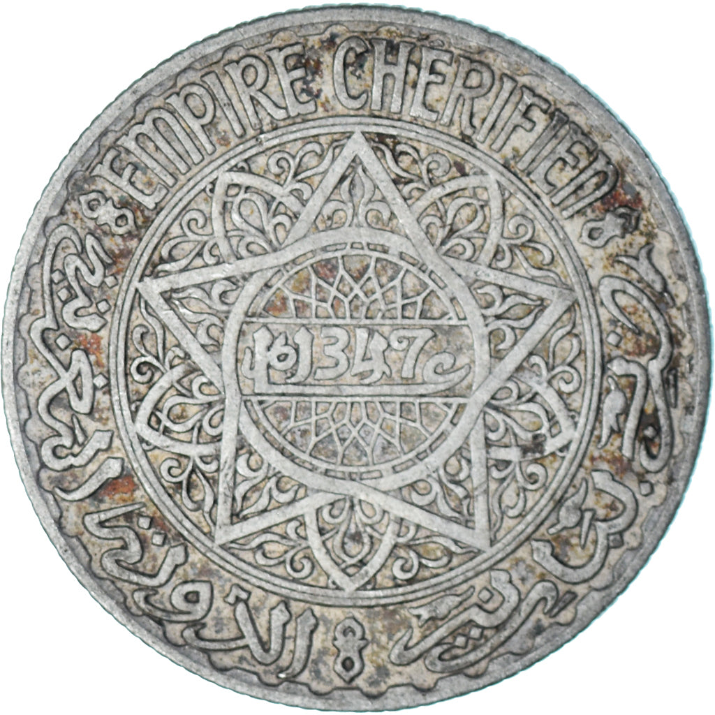Moneda, Marruecos, 10 Francs
