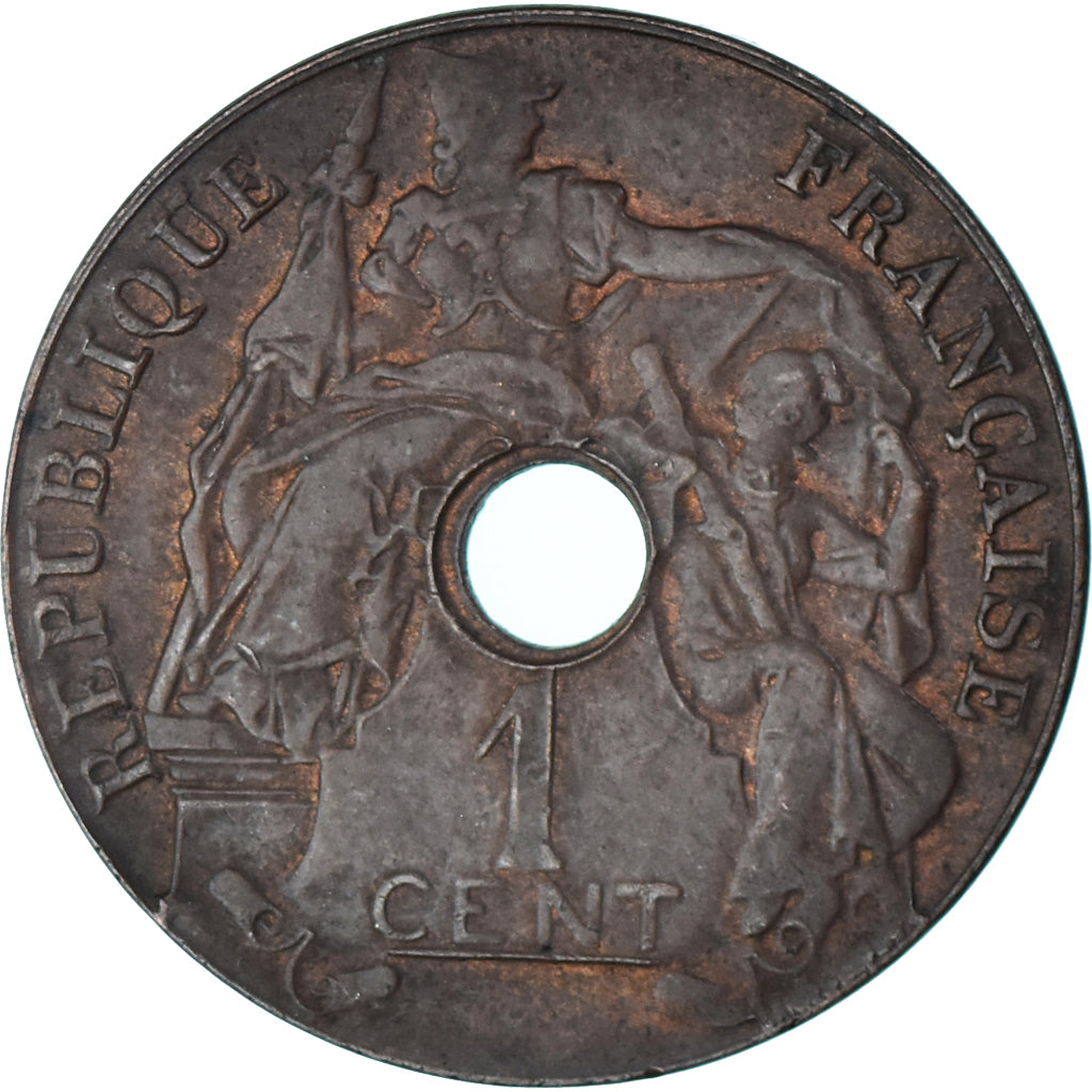 Munten, FRANS INDO-CHINA, Cent, 1920