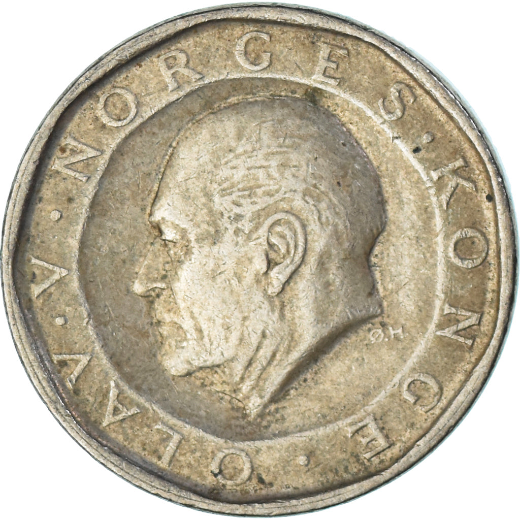Moneda, Noruega, 10 Kroner, 1985