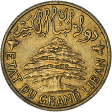 Moneda, Líbano, 5 Piastres, 1936