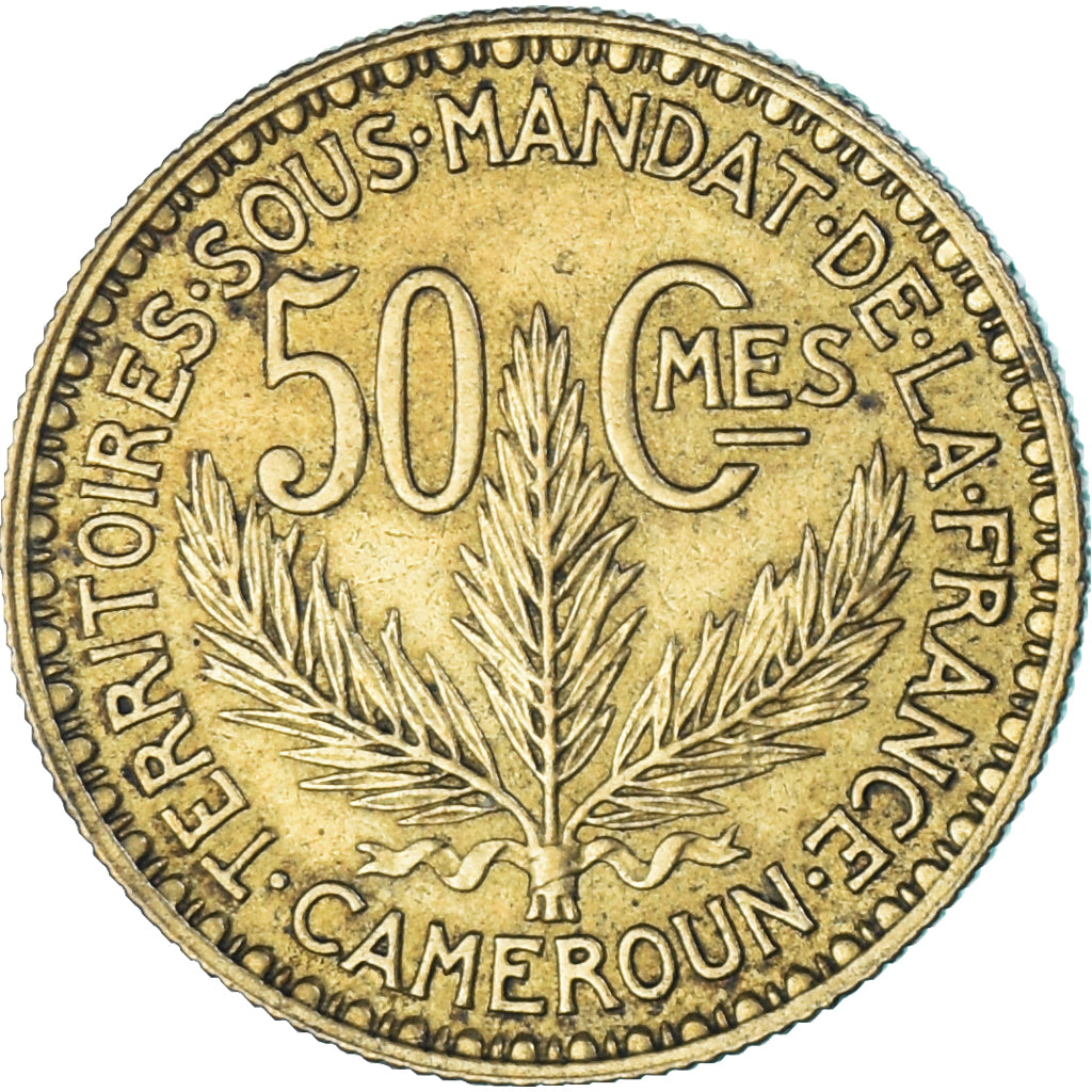 Moneda, Camerún, 50 Centimes, 1925