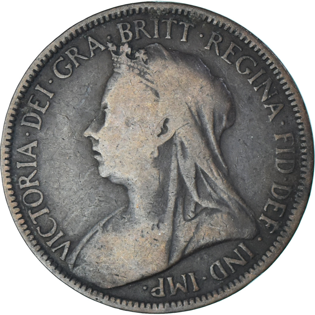 Moneda, Gran Bretaña, 1/2 Penny, 1899