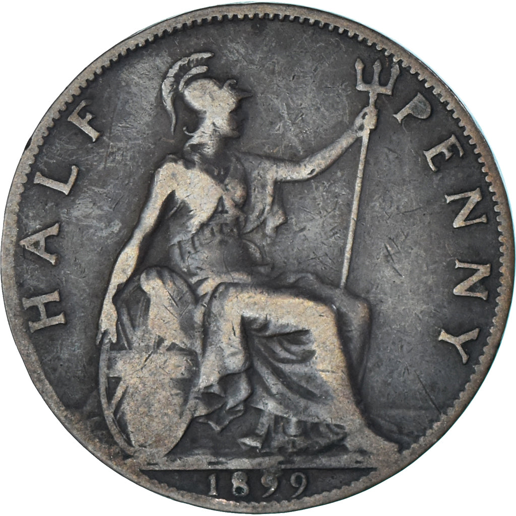 Moneda, Gran Bretaña, 1/2 Penny, 1899