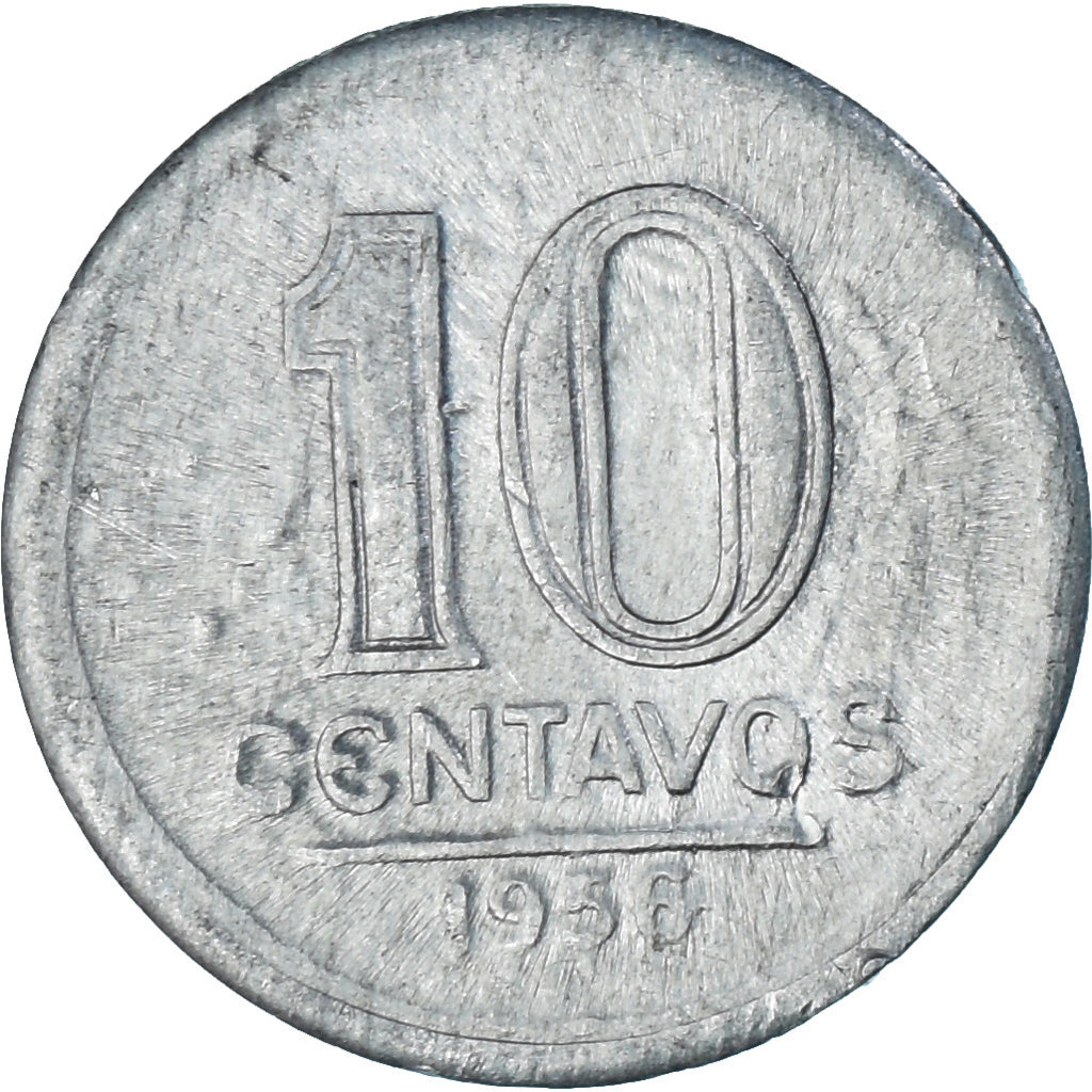 Moeda, Brasil, 10 Centavos, 1956